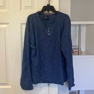 D&F Navy Long Sleeve Shirt
